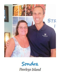 Patient Sondra with Dr. Fico